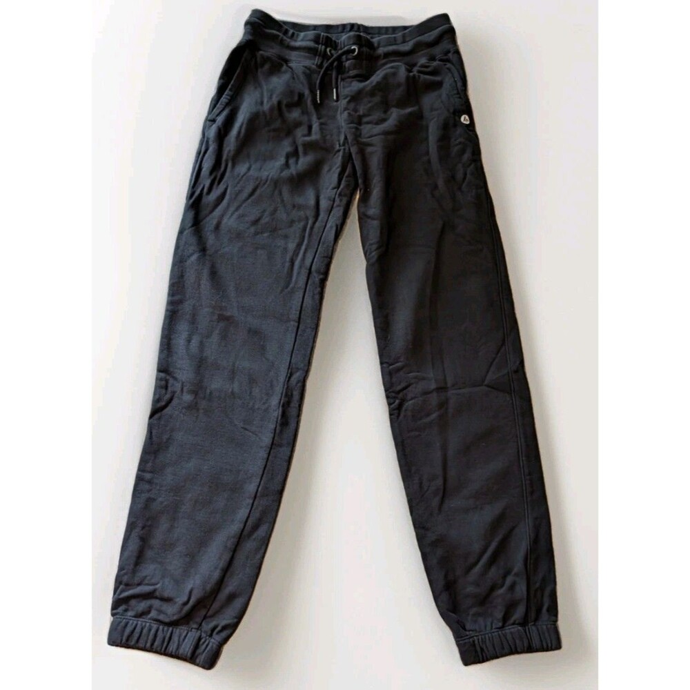 American Giant Classic Sweatpants Jogger Womens Size Small Black Fleece Pull On